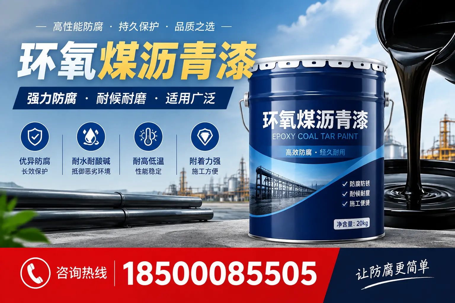 环氧煤沥青漆在不同气候条件下的表现分析，六盘水适用性